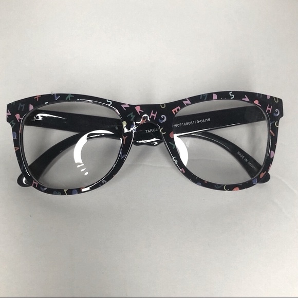 2 for $10 Girls “Navy Alphabet ” Glasses - Picture 1 of 1
